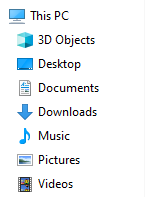 Folders to copy